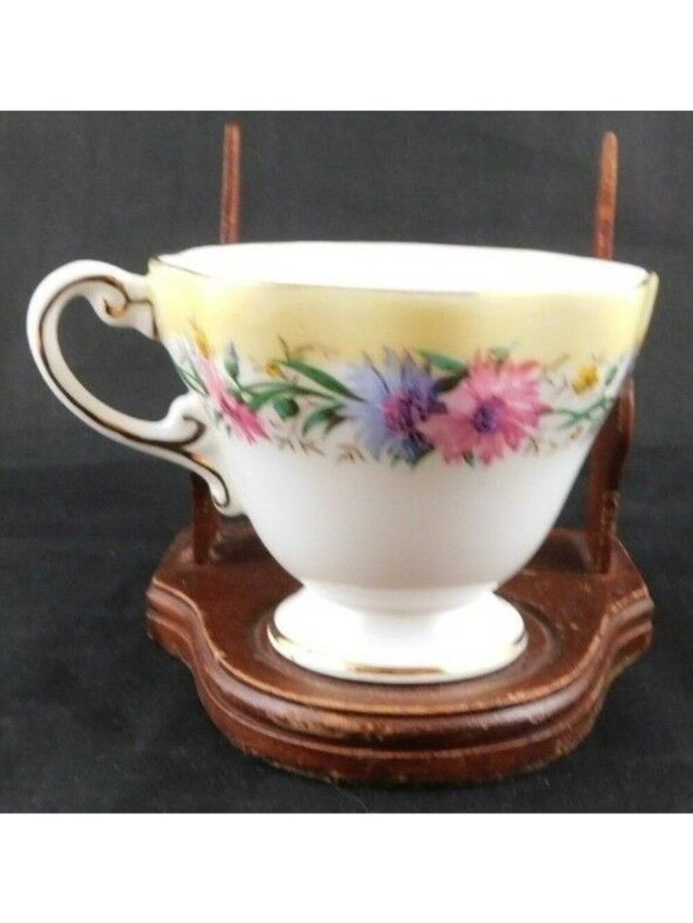 EB Foley Cornflower YELLOW Tea Cup